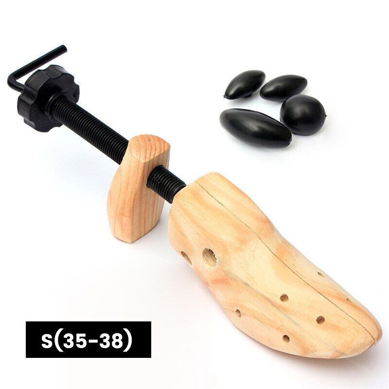 Shoe Stretcher Wooden Shoe Extender Tree Shaper Rack Pine Wood Shoe Tree Adjustable Flats Pumps Boots Expander Trees For Man Women