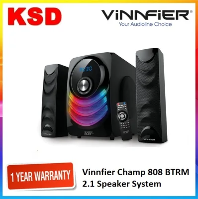 Vinnfier Champ 808 BTRM 2.1 Speaker with Karaoke System KTV/Bluetooth/FM Radio/USB & SD Card Slot