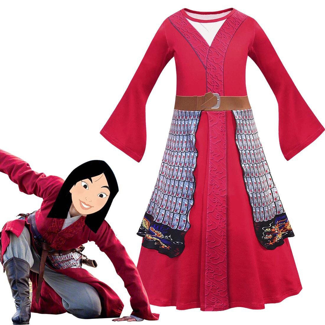 Mulan costume for girl best sale