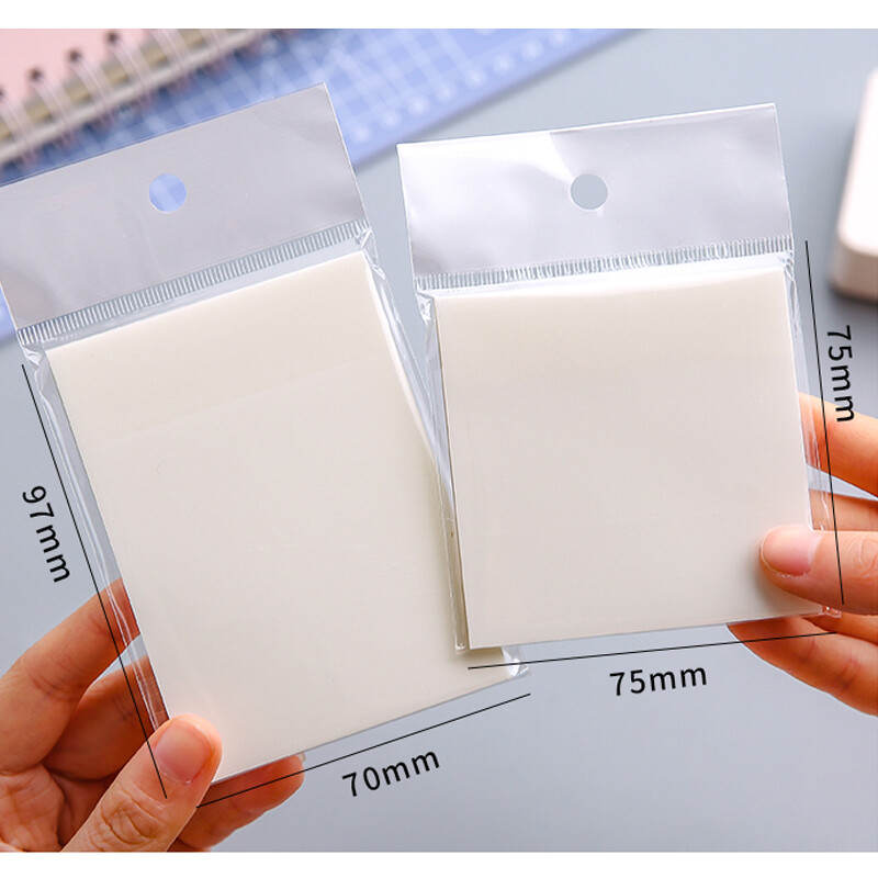 Giấy Ghi Chú Trong Suốt Đơn Giản Giấy Lưu Bút Cho Học Sinh Giấy Ghi Chú Nhỏ