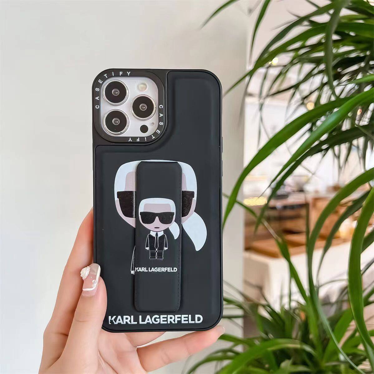 Casetify x KARL LAGERFELD cho Iphone 14 Pro Max / iPhone 13 Pro Max / iPhone 12 Pro Max / iPhone 11 Pro Max vỏ điện thoại