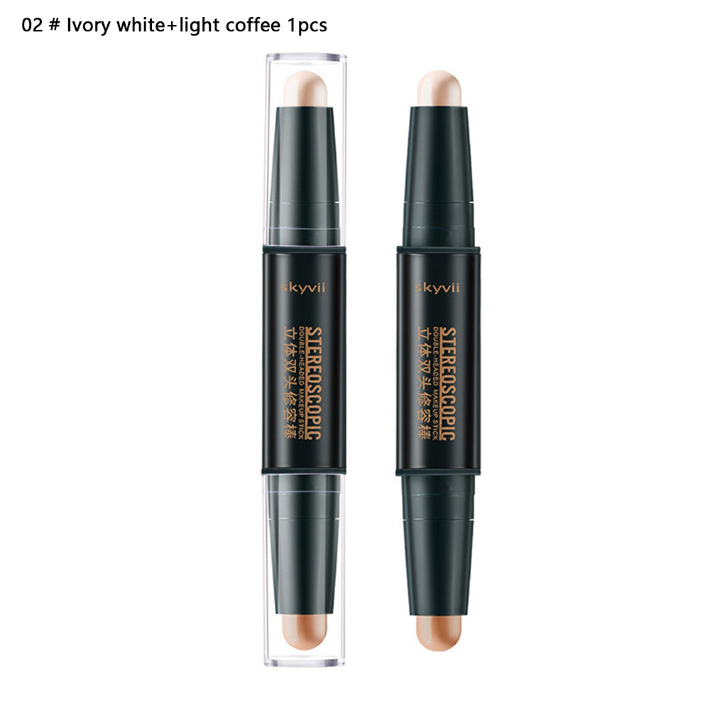 SKYVII Double-headed Repair Stick Brightening Nose Shadow Highlight Stick V Face Makeup Shadow Pen Dual-use Repair Stick