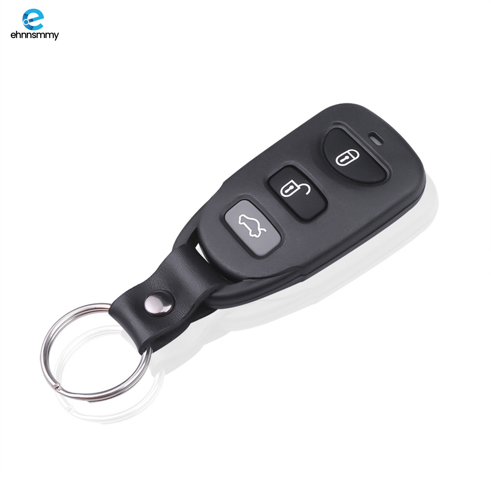4-Button Learning Remote Control Clone Fixed Learning Code RF Transmitter with Key Ring for Cars Garage Doors Gates