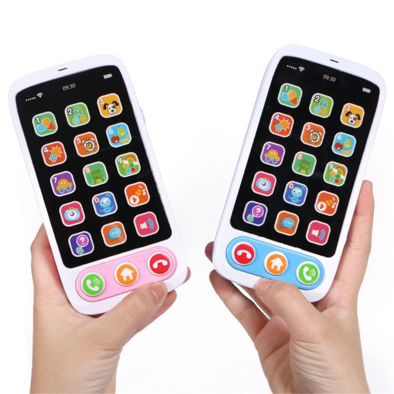 High Quality Kids Smart Screen Mobile Phone Toy Multi-function Simulation Children Puzzle Early Education Mobile Phone T