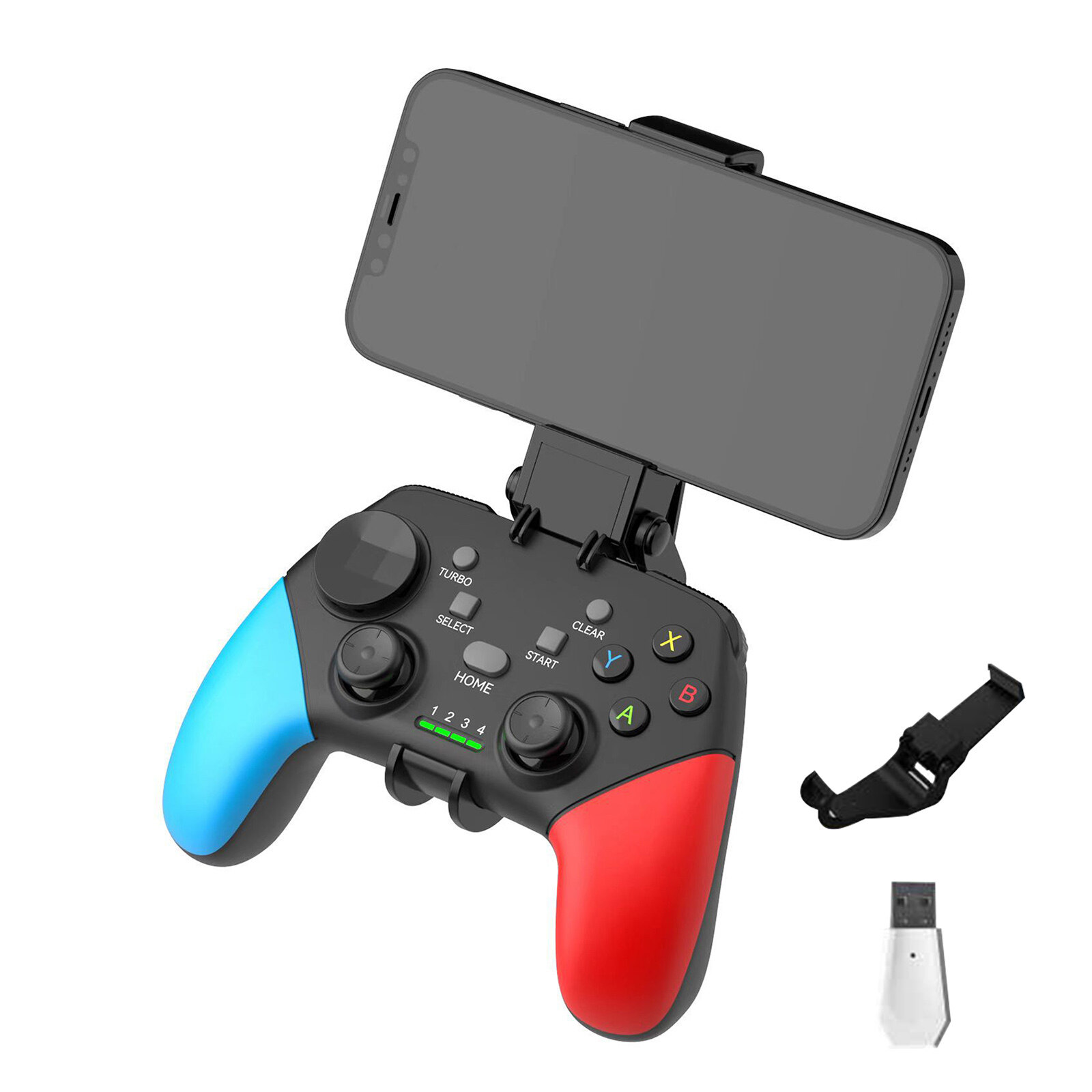 Bluetooth-compatible Wireless 2.4g Gamepad Joystick Controller Compatible For Switch Mobile Computer Steam Eating-chicken Pubg Tv