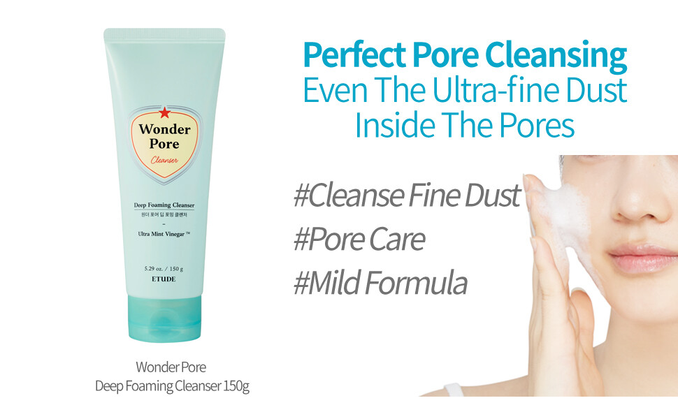 [Etude House] Wonder Pore Deep Foaming Cleanser 150g