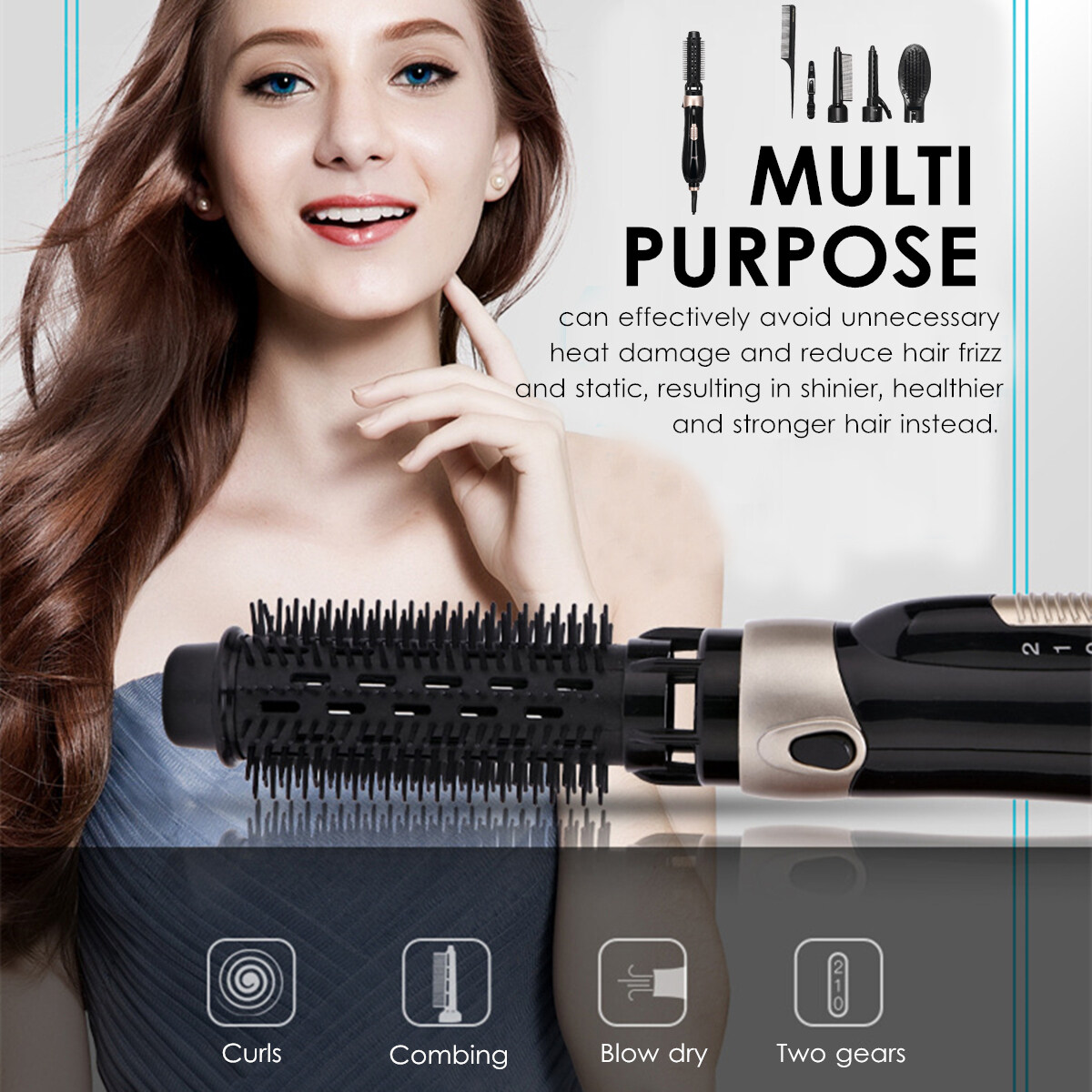 curling iron blow dryer