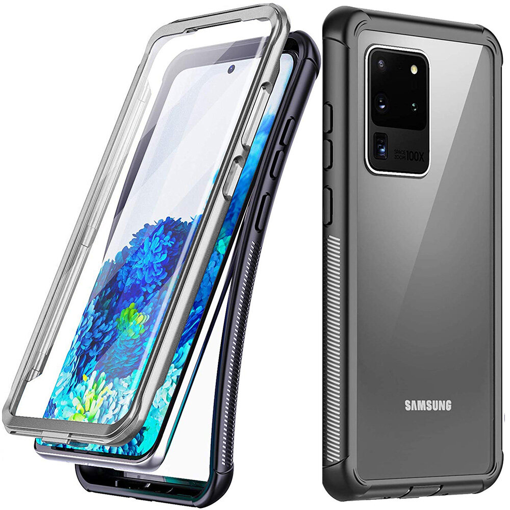Samsung galaxy s20 ultra s20 + plus case built-in screen protector full body heavy duty shockproof protective case for samsung s20+/ s20 ultra /s20 5g casing