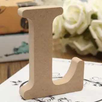 Freestanding Large 26 Wooden Wood Alphabet Letters Wall Hanging