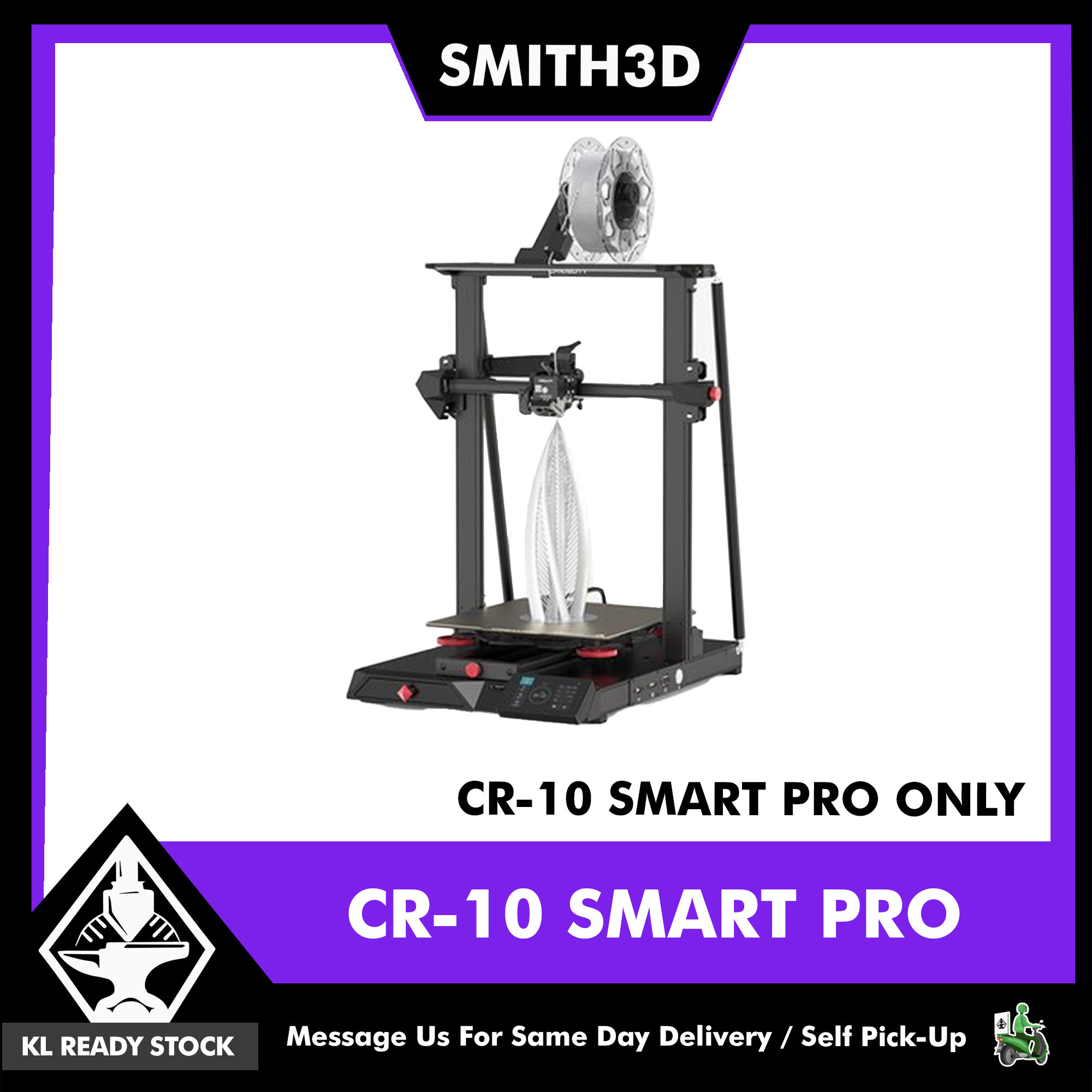 Creality CR-10 Smart Pro 3D Printer Wifi 300C High Temp 300x300x400mm ...