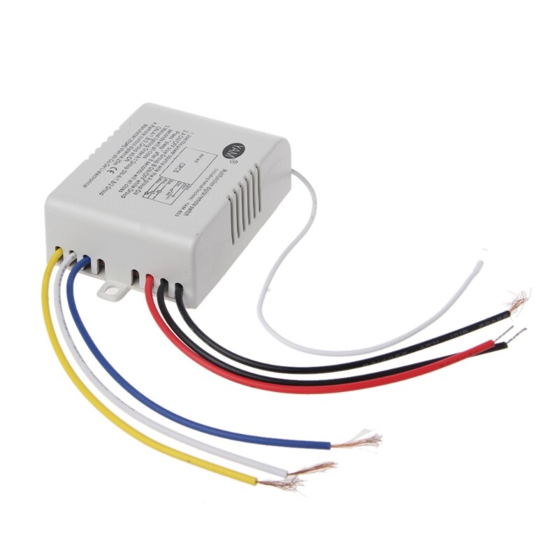 Wireless 3 Channel ON/OFF Lamp Remote Control Switch Receiver Transmitter
