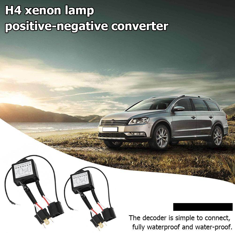 Bộ Chuyển Đổi Phân Cực LED 2x, Bộ Chuyển Đổi Khai Thác Công Tắc Âm Cho Đèn Xenon H4