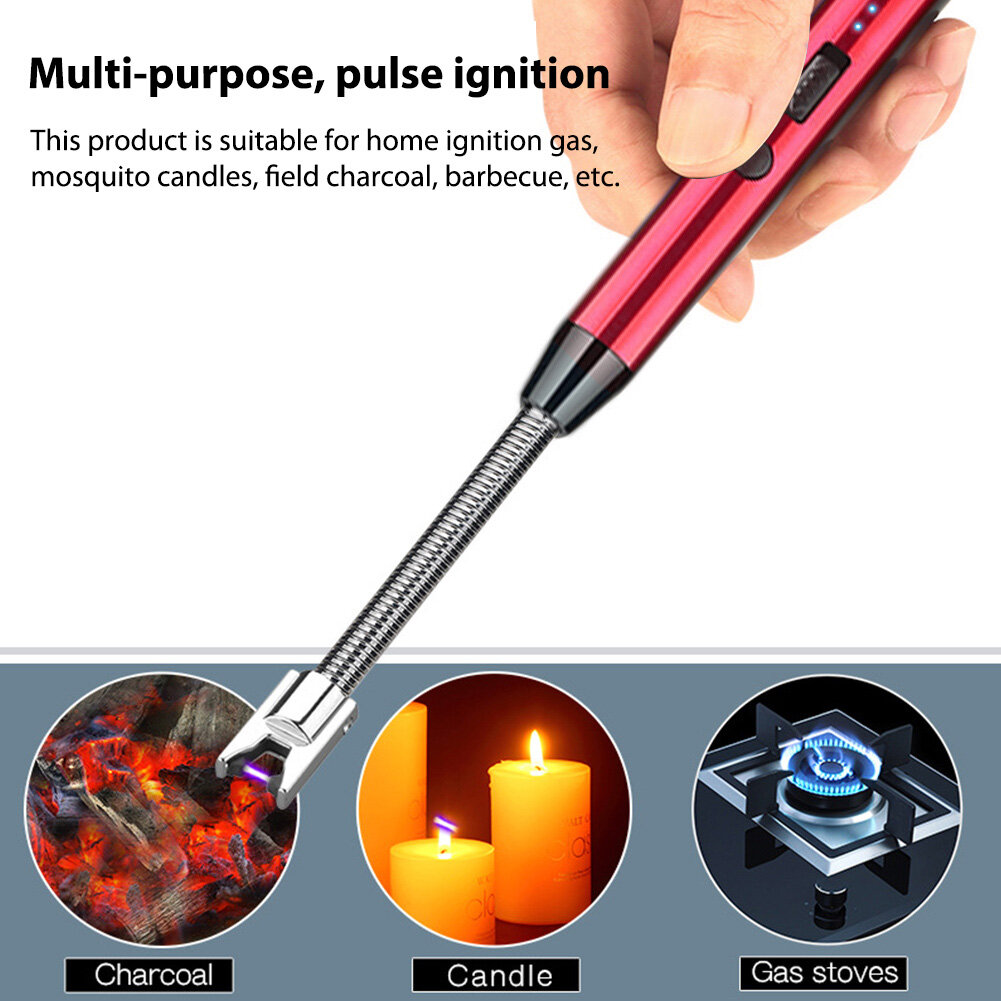 Windproof Electric BBQ USB Plasma Ignition for Gas Stove