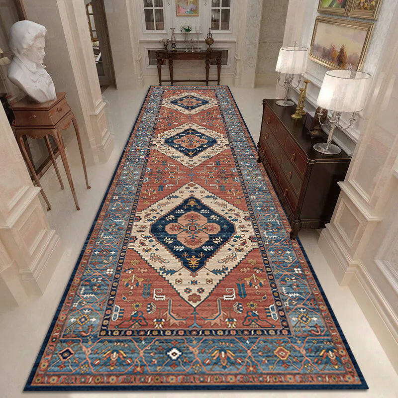 Antislip Hallway Carpet living room corridor mat carpet runner hallway Bohemian carpet Velvet