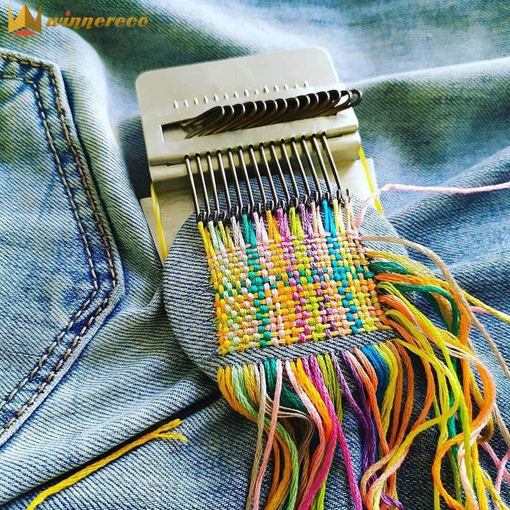 14/28 Hooks Knitting Machine Weaving Small Mender Loom Clothing Darning Tools