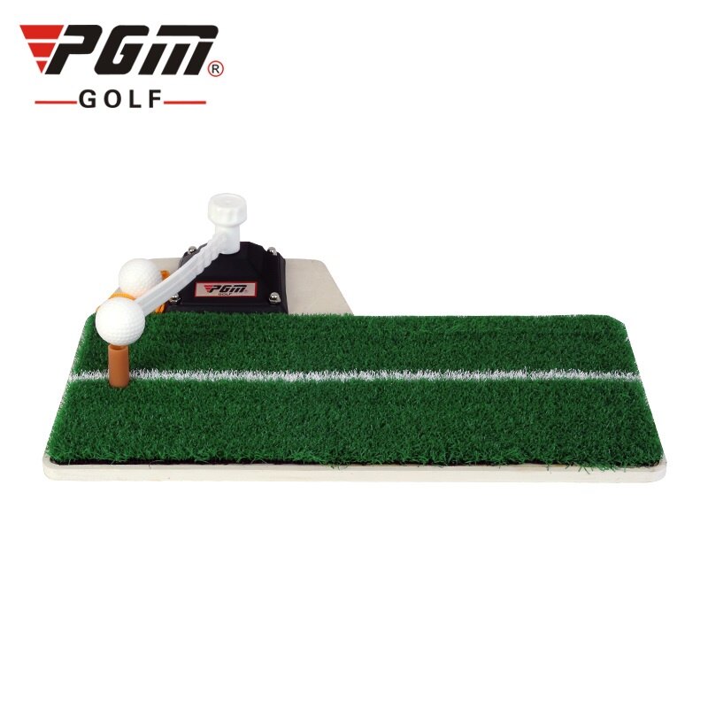 PGM Hitting Mats Multi-function Mini Golf Swing Trainer Golf Hitting Chipping Training Mat for Office Home Indoor Practice