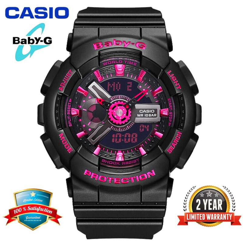 Baby g black and pink watch online