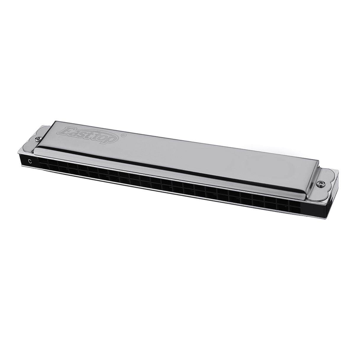 【Freebang】Easttop T008K 24หลุม C Key หีบเพลงเป่าเสียงแปดคู่แบบพกพากล่องหนังเด็ก