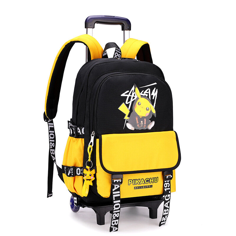 Anime Pikachu Trolley School Bag Six 
