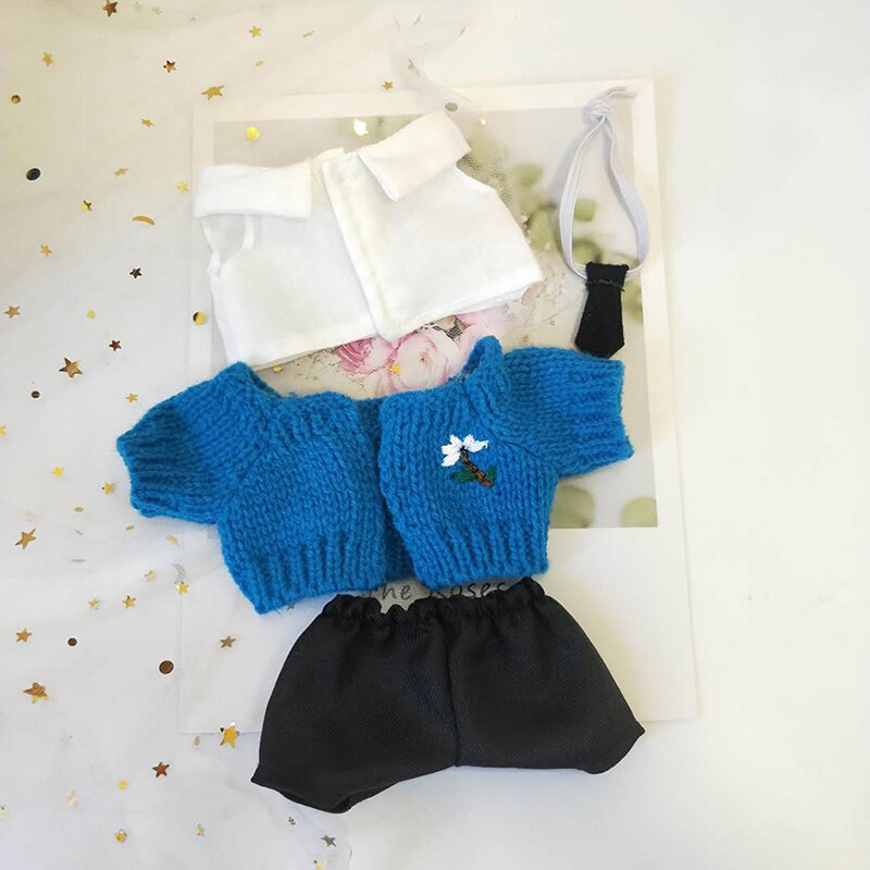 Doll Clothes for 20cm Idol Dolls Accessories Plush Doll Clothing Sweater