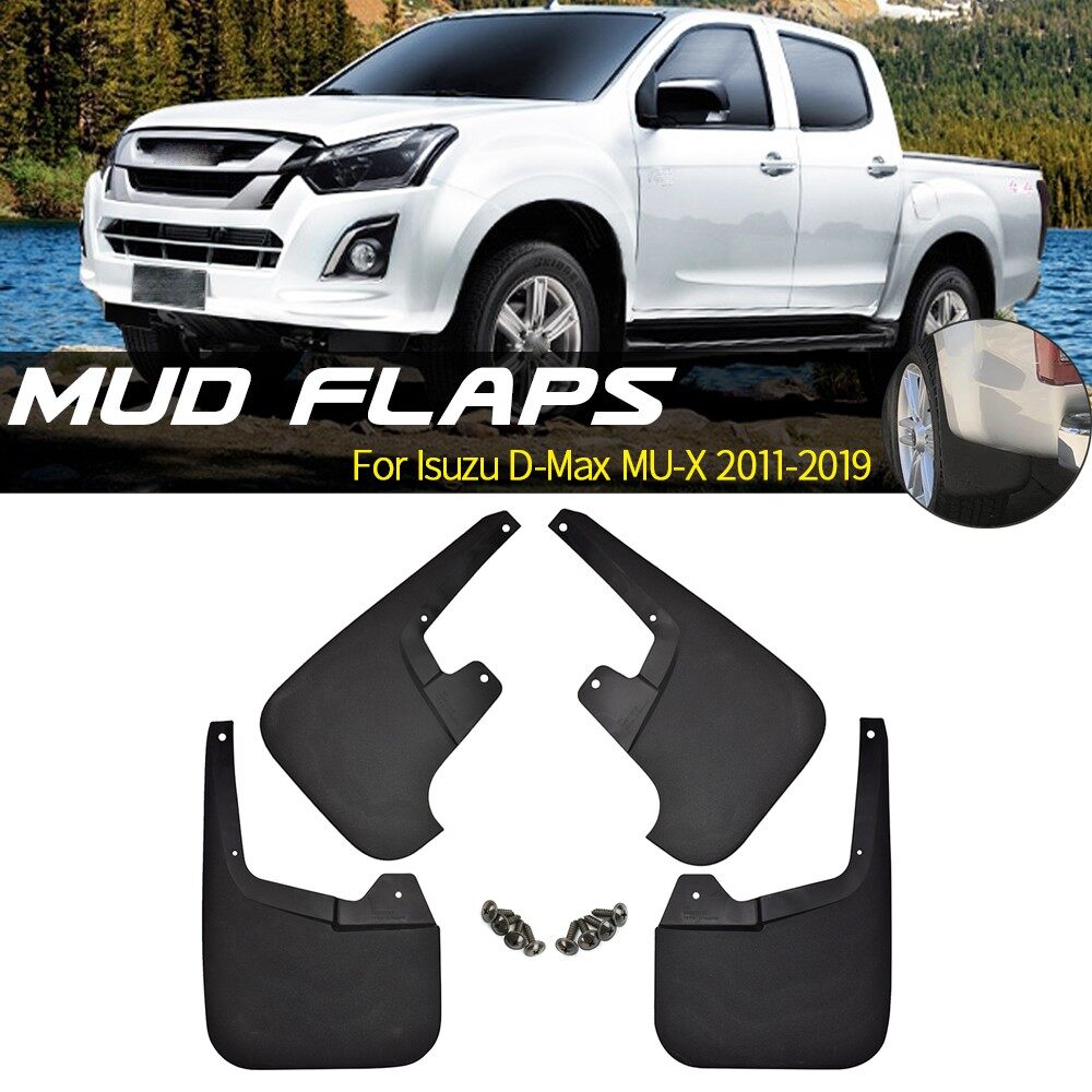 Zr for molded mud flaps for isuzu d-max dmax mu-x rt50 rt85 11-19 mudguards