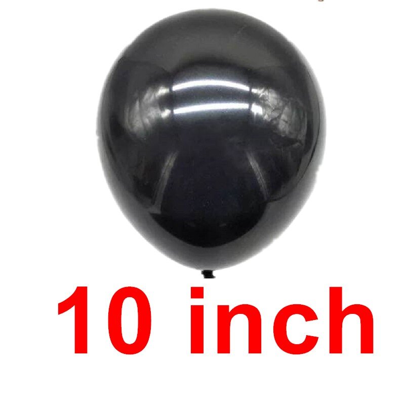 5inch/10inch Black Balloon White Balloons Happy Birthday Balloon