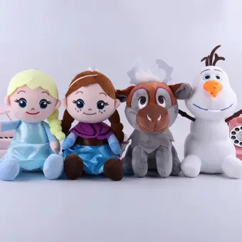 20cm Disney Frozen 2 Feve Anna Elsa Princess Snowman Plush Toys