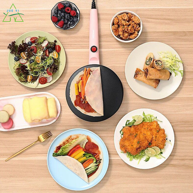 KS Pancake Machine Spring Cake Spring Roll Skin Melaleuca Electric Cake Pan Spring Cake Spring Roll Skin Melaleuca Fully Automatic Mini Household Pancake Machine