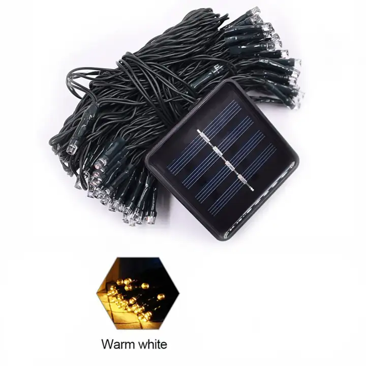 12 Meters 100 Leds Outdoor Solar String Lights Powered Leds Outdoor Solar String Lights