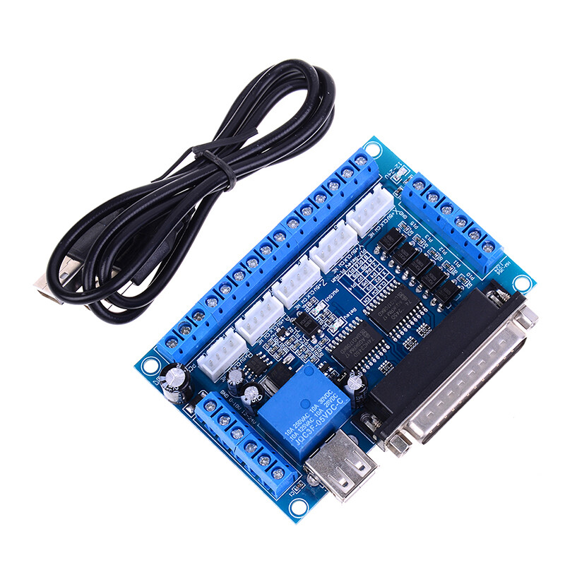 MACH3 CNC 5 axis interface breakout board for stepper motor driver CNC mill