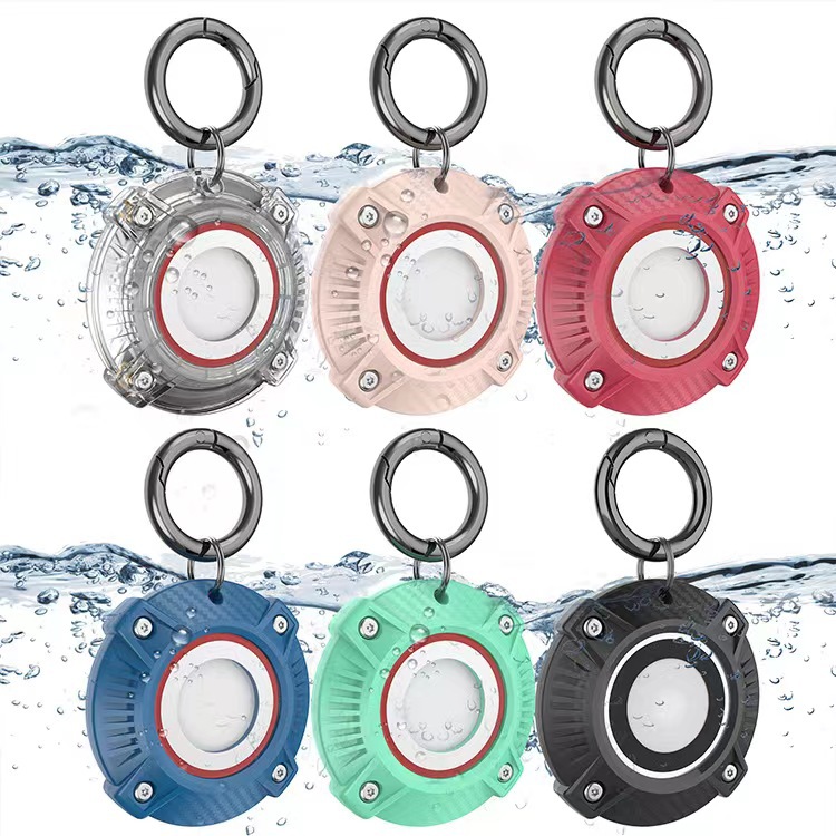 Waterproof Air tag Case Screw Full Cover Compatible with Airtag Apple Protective Tracker Case for Keys Luggage Backpack pet Collars