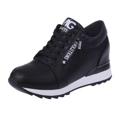 >> BÁO GIÁ GIÀY SNEAKER ĐẾ CAO TT-18X-6CM | Shopee Lazada Sendo Tiki mới nhất 55 Giày Cao Gót Đế Xuồng Giấu Kín Màu Đen Trắng Mùa Thu 2019 Mới Giản Dị Giày, Bốt Cao Gót Nữ Có Thang Máy Mùa Xuân Phụ Nữ Sneakers 6Cm Gót
