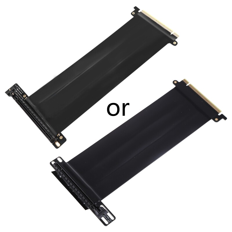High speed pc graphics cards pci express connector cable riser card pci-e 4.0 x16 flexible cable expansion port adapter