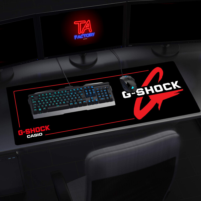 G shock Mouse Mat (800*300mm) Large Size Mousepads office computer desk pad laptop table Malaysia