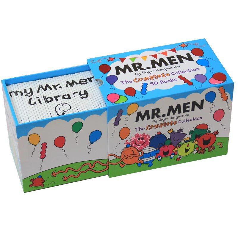 [ 50 Books  Set Boxed ]mr Men 50 Copy Complete Collection Emotion And 