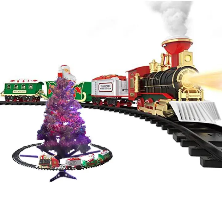 toy train for christmas tree