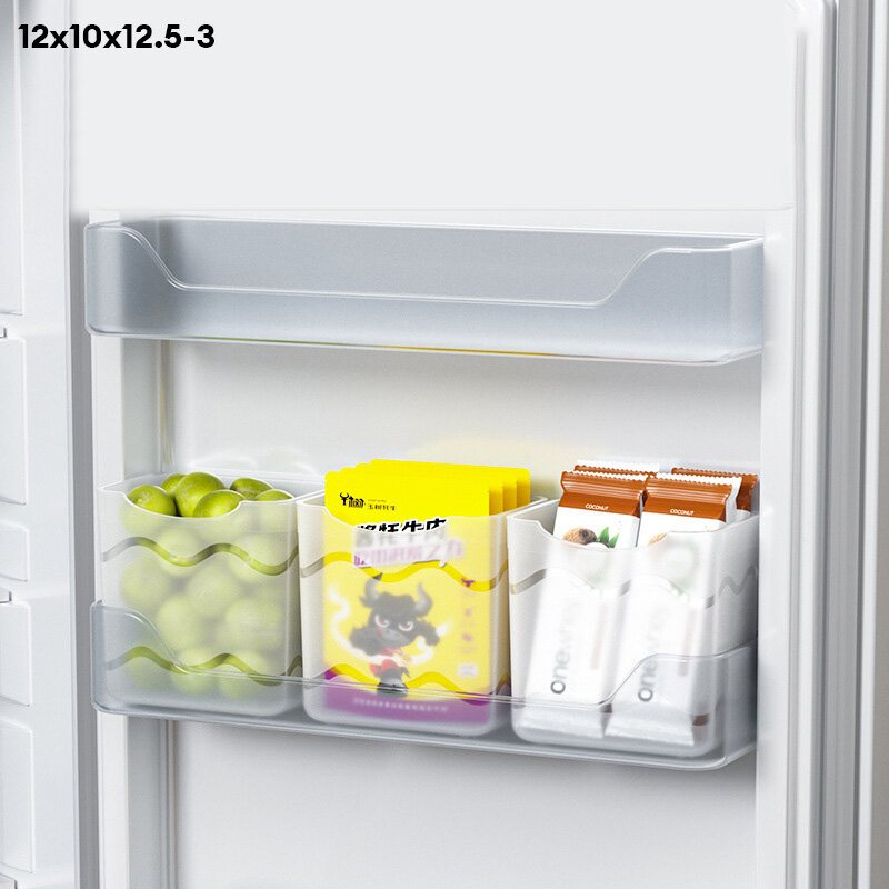 Refrigerator side door storage box, side storage, sorting and organizing, divine tool, inner side preservation, food grade box, kitchen
