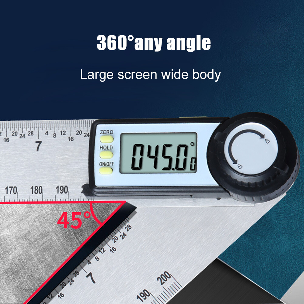 High Precision Digital Angle Finder Multi-Purpose Measuring Ruler Meters