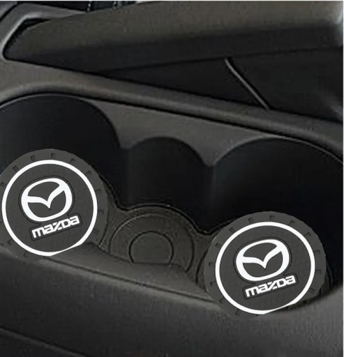 2 Pieces Car Interior Decoration Accessories 7 2cm Water Coaster For Mazda 2 3 6 Atenza Axela Cx4 Cx5 Cx3 Car Water Cup Cushion Lazada Ph