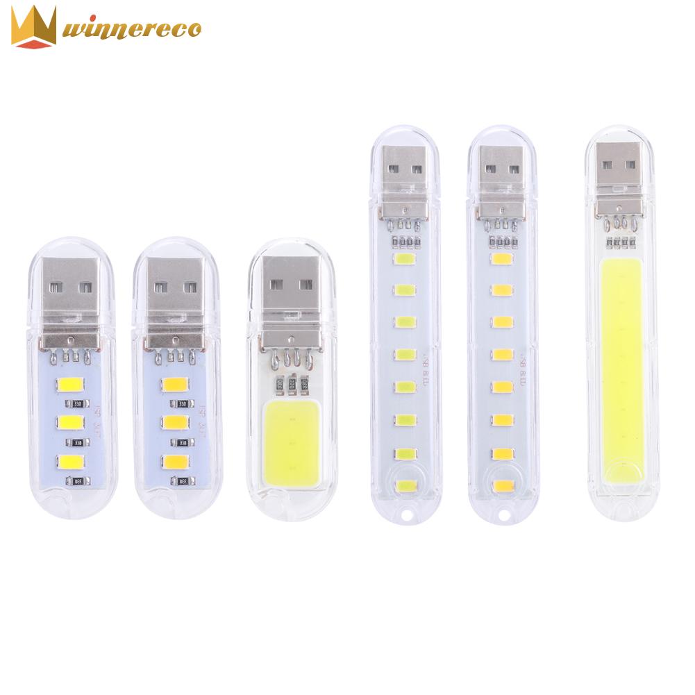 [winnereco]ไฟกลางคืน USB แบบพกพา U Disk Lamp 3LED 8LED Mini อ่านหนังสือ ...