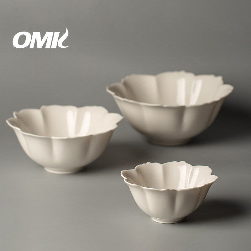 OMK Japanese style tableware set ceramic dinner plate salad bowl