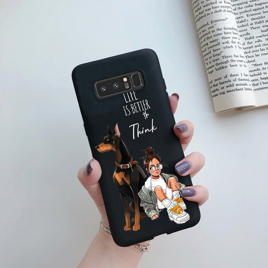 For Samsung Galaxy Note 8 Note 9 Note 10 Note 10 Plus Note 10+ Case Stylish Pattern Casing Soft Slim Matte Phone Case Cover