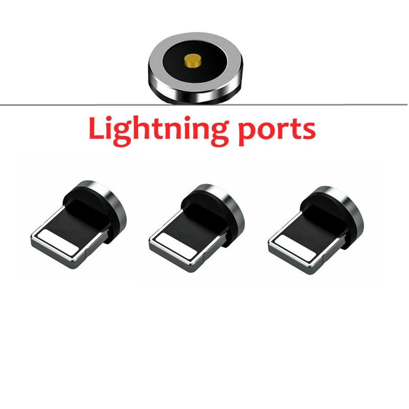 Charging Magnetic Cable Plug Tips Type C Micro USB C Plugs Phone Magnet Charger Plug for IPhone 13 12 11 Xiaomi Huawei Samsung