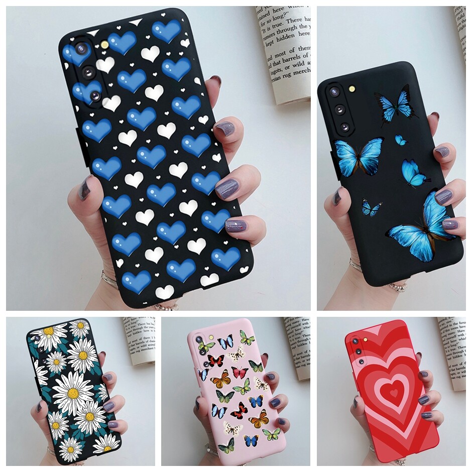 Case For Samsung Galaxy Note 10 Note10 Plus Candy Color Silicone Bumper Cases Cartoon Soft Phone Back Cover for Samsung Note 10+ 10plus Note10plus Soft TPU Protective Casing