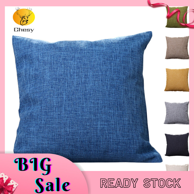 Square Pillow Case Modern Simple Solid Color Throw Pillow Cover Home Decorative Pillowcase (40 X 40cm)