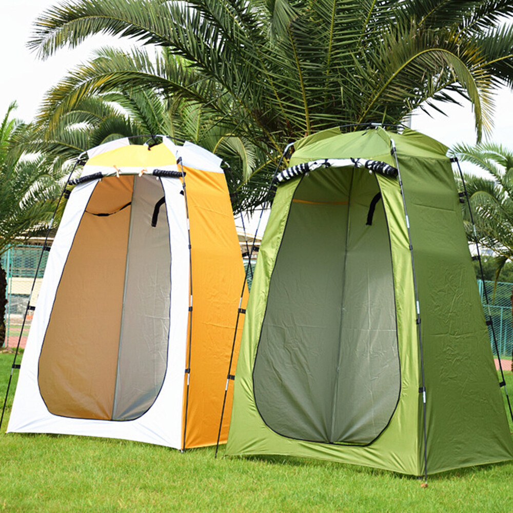 Portable Outdoor Shower Bath Tent Changing Fitting Room Waterproof Camping Tent Shelter Beach Privacy Toilet Tents