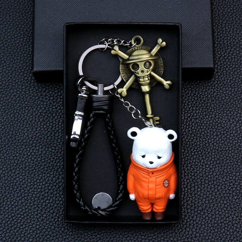 (In stock) Cute apology Bepo bear One Piece keychain