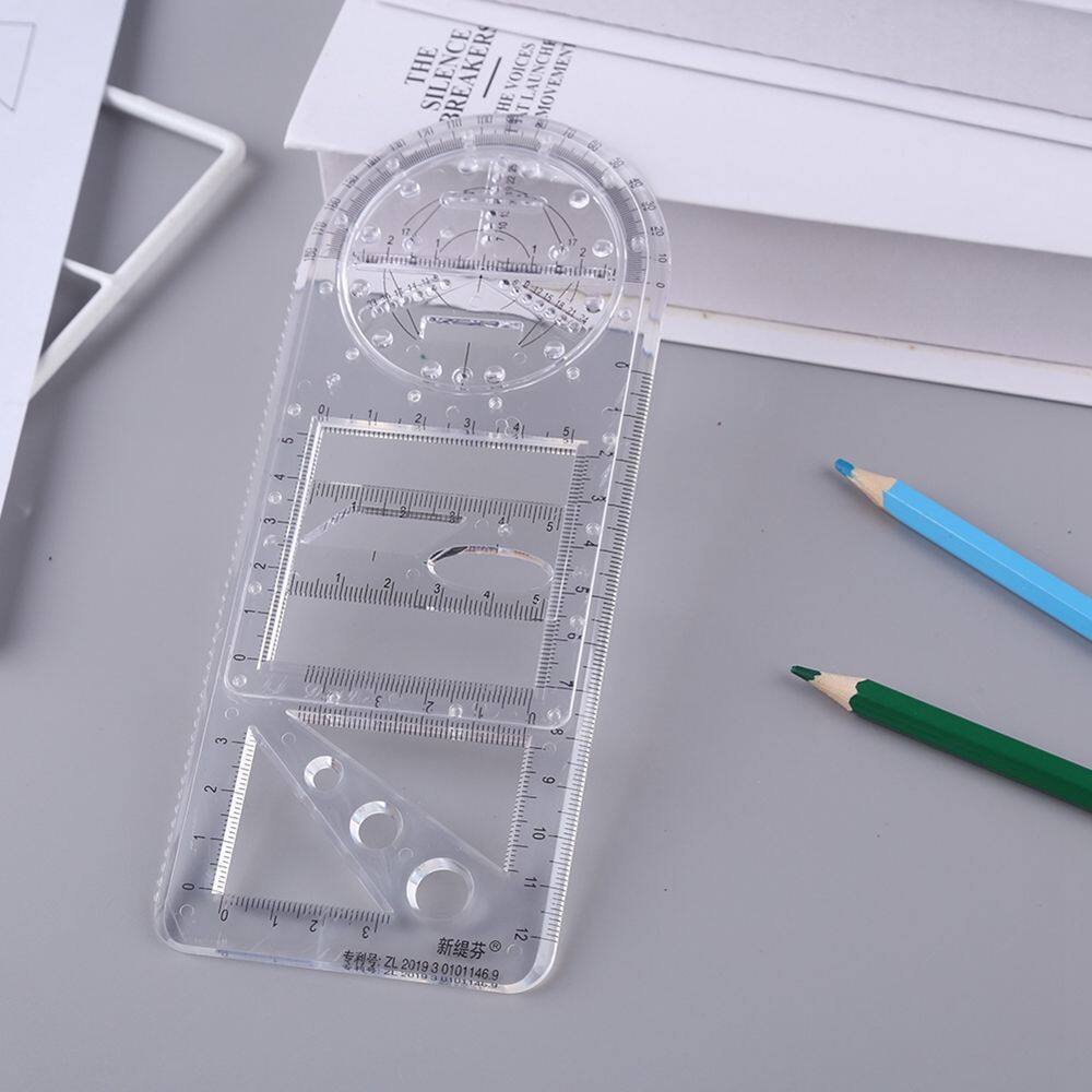 ROBERTA Multifunctional Architecture Supply School Office Supplies For Students Protractor Geometric Ruler Drawing Template Measuring Tool