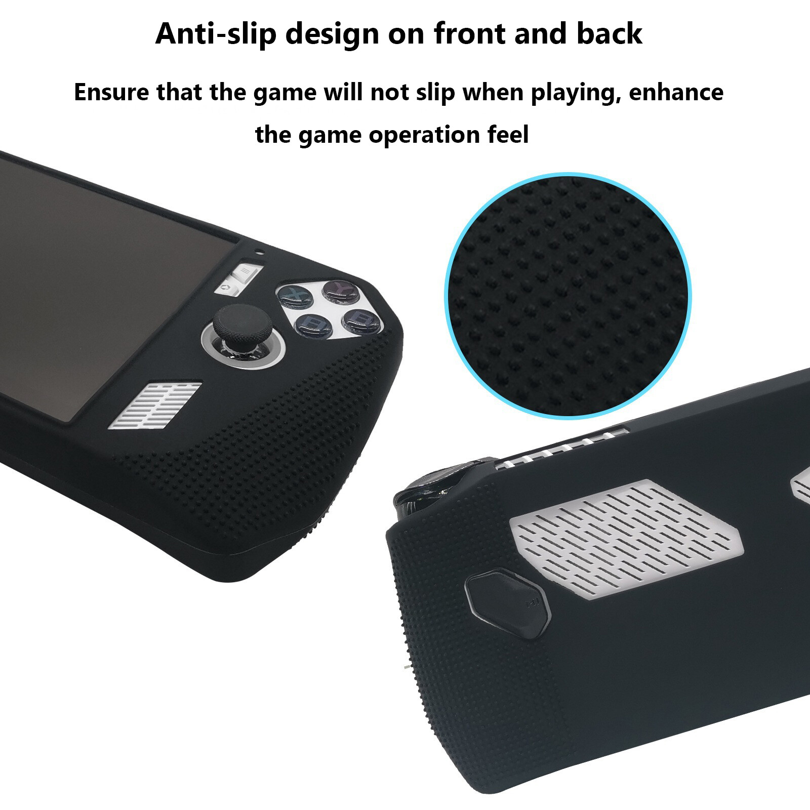 For ASUS ROG Ally Game Console Case Soft Silicone Protective Cover Anti-Scratch Protector Shell Sleeve Game Accessories