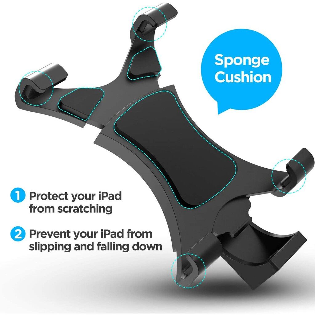 iPad Tripod Mount Bracket Holder Adapter Universal Tablet Clamp Holder